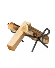 Fire Dog Wrought Iron - Round Bar 41 cm thumbnail image