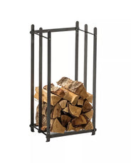 Firewood Stacker in Wrought Iron - Height 78 cm thumbnail image