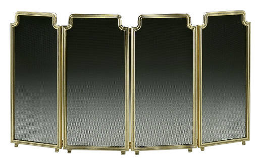 Brass Fire Guard - Sköld