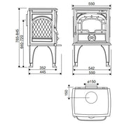Støpejernsovn - Dovre 425 CB Ovn thumbnail image