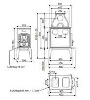 Støpejernsovn - Dovre 40 CBS-2 Ovn thumbnail image