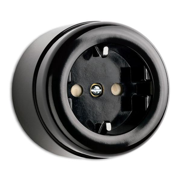 Outlet - Surface-mounted Bakelite