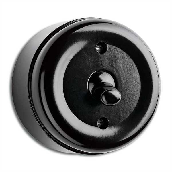 Surface-mounted toggle intermediate light switch Bakelite