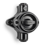 Lysbryter svart bakelitt IP44 - Utenpåliggende montert inn/ut thumbnail image