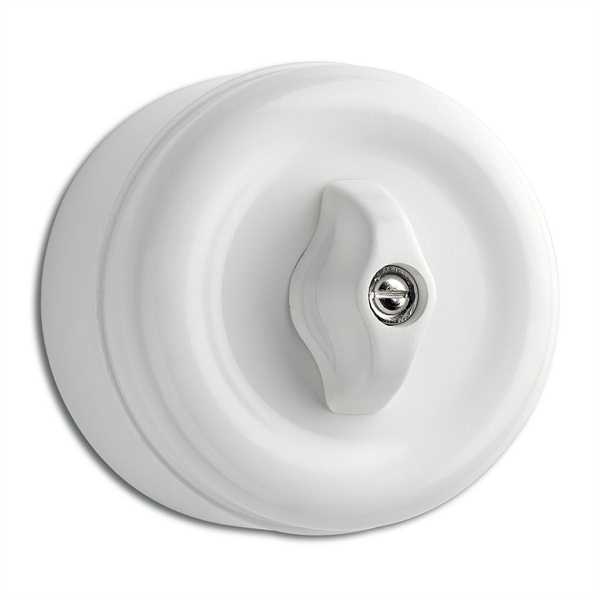 Surface-mounted rotary switch multi-circuit white Duroplast - Classic ...