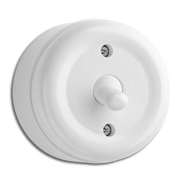 Surface-mounted toggle alternation light switch Duroplast