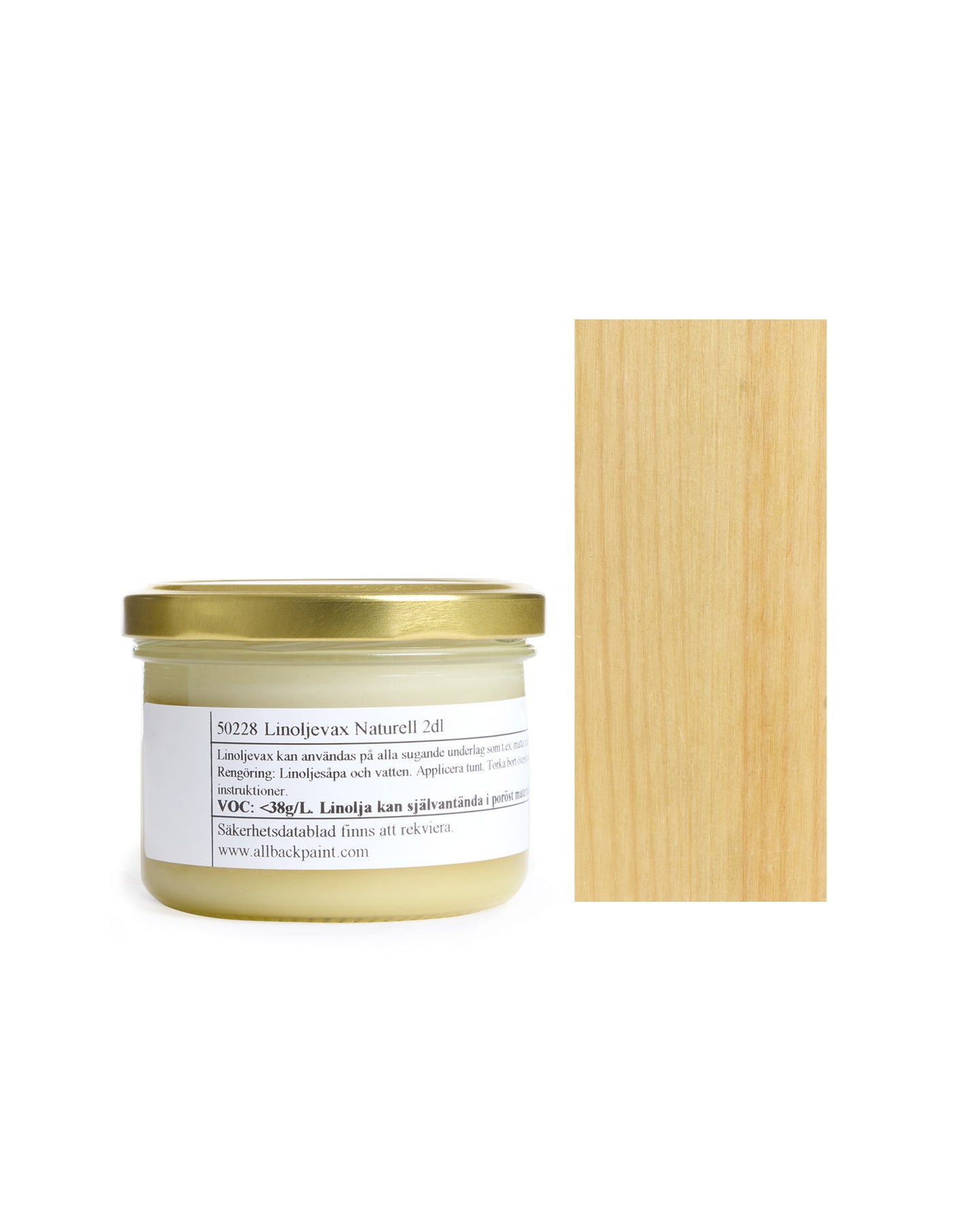 Linseed Oil Wax Allbäck - Natural