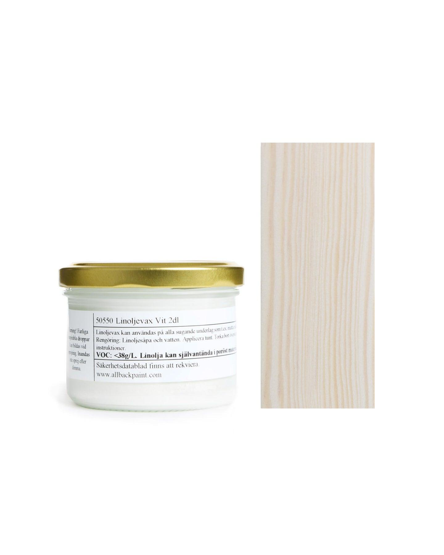 Linseed Wax Allbäck - White