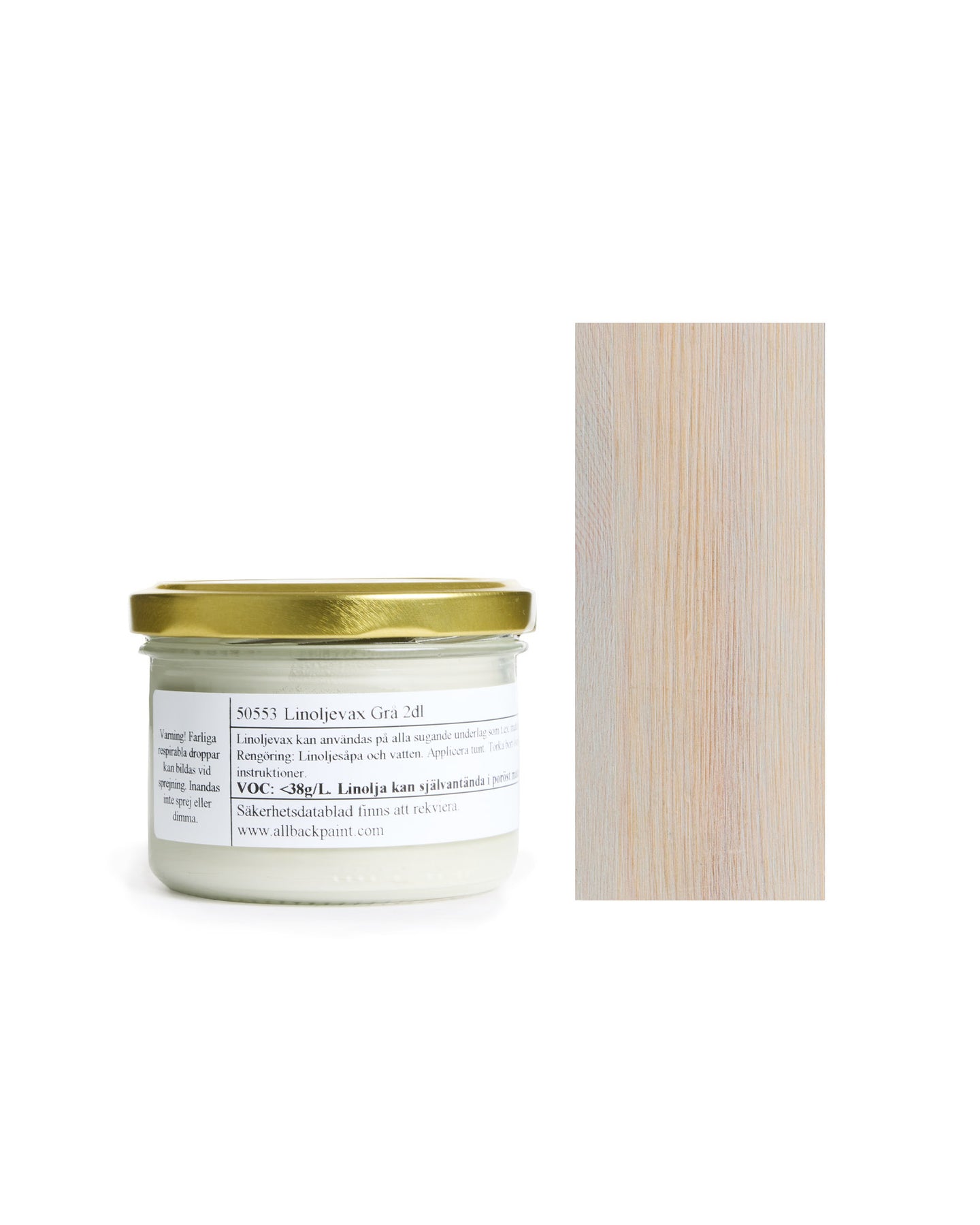 Linseed Oil Wax Allbäck - Grey