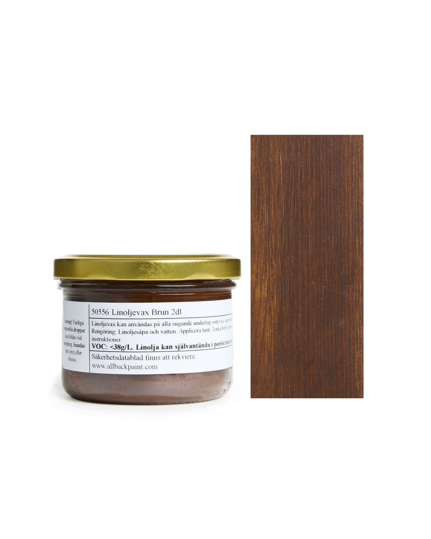 Linseed Oil Wax Allbäck - Brown