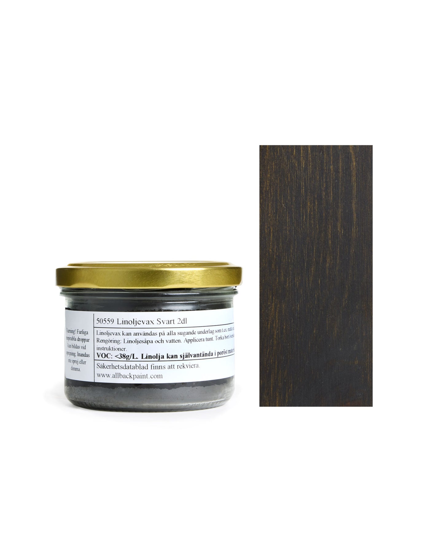 Linseed Wax Allbäck - Black