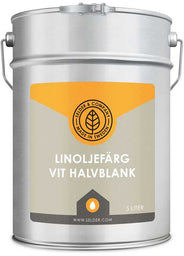 Linoljemaling Selder & Co - Hvit halvblank thumbnail image