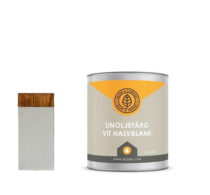 Linoljefarge Selder & Co - Lysegrå image
