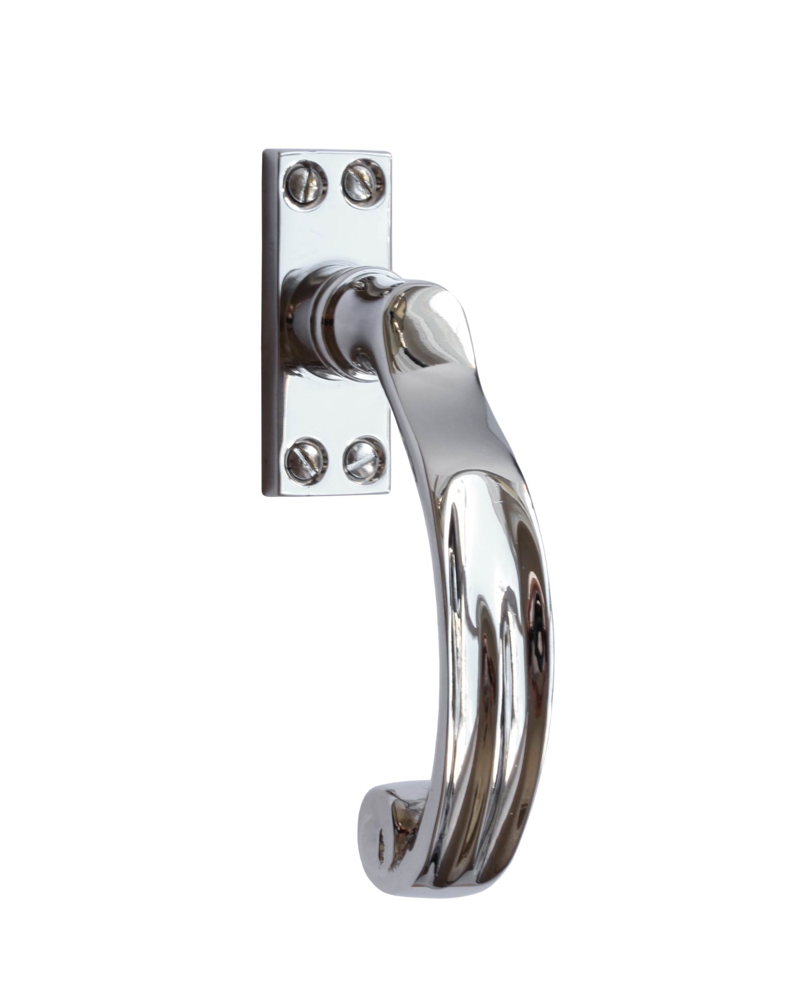 Gammaldags Spanjoletthandtag - Fix 6 nickel image