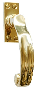 Espagnolette handle - Fix 6 brass