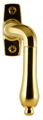 Espagnolette handle - Drop bent brass thumbnail image