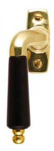Espagnolette handle - Låsbolaget bent brass thumbnail image