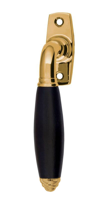 Espagnolette handle - Vasastan brass