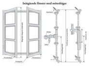 Espagnolette nickel - For inward-opening windows thumbnail image