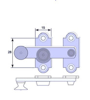 Fönsterklinka/ Skåpvred - Næsman N:o 159 nickel thumbnail image