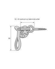 Window Lock - Aug Stenman n:o 177 nickel thumbnail image