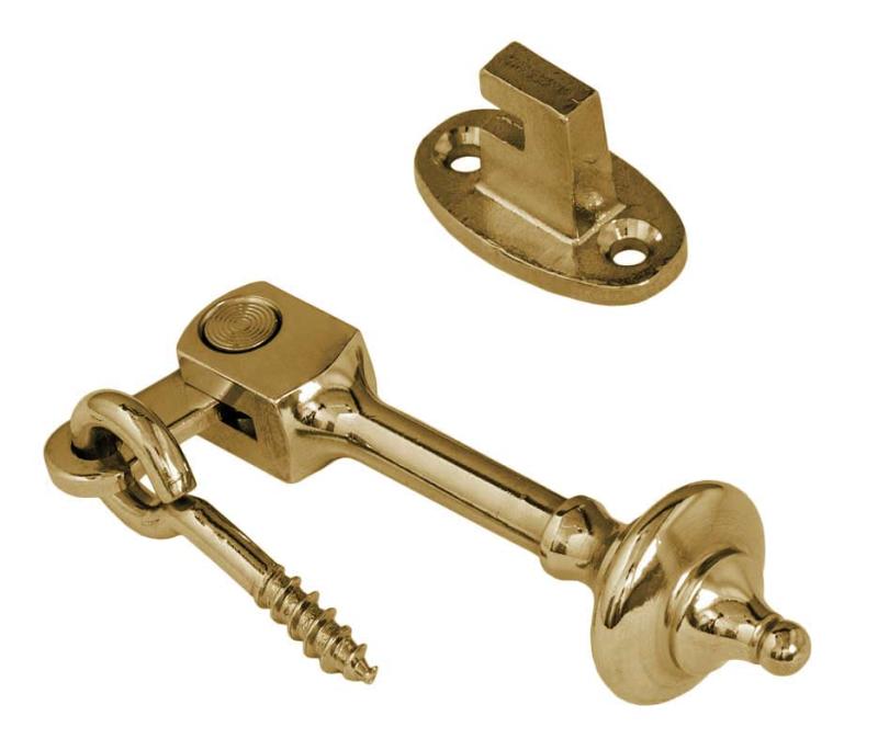 Window Lock - Næsman 1332 brass, short/loop