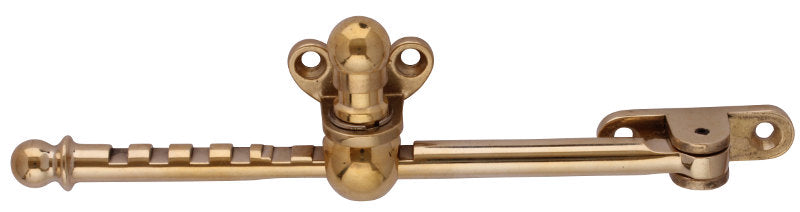 Window catch - Inward-opening, brass
