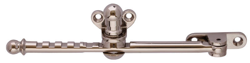 Window catch - Inward-opening, nickel