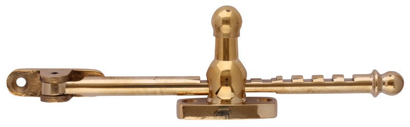 Window catch - Outward-opening, brass