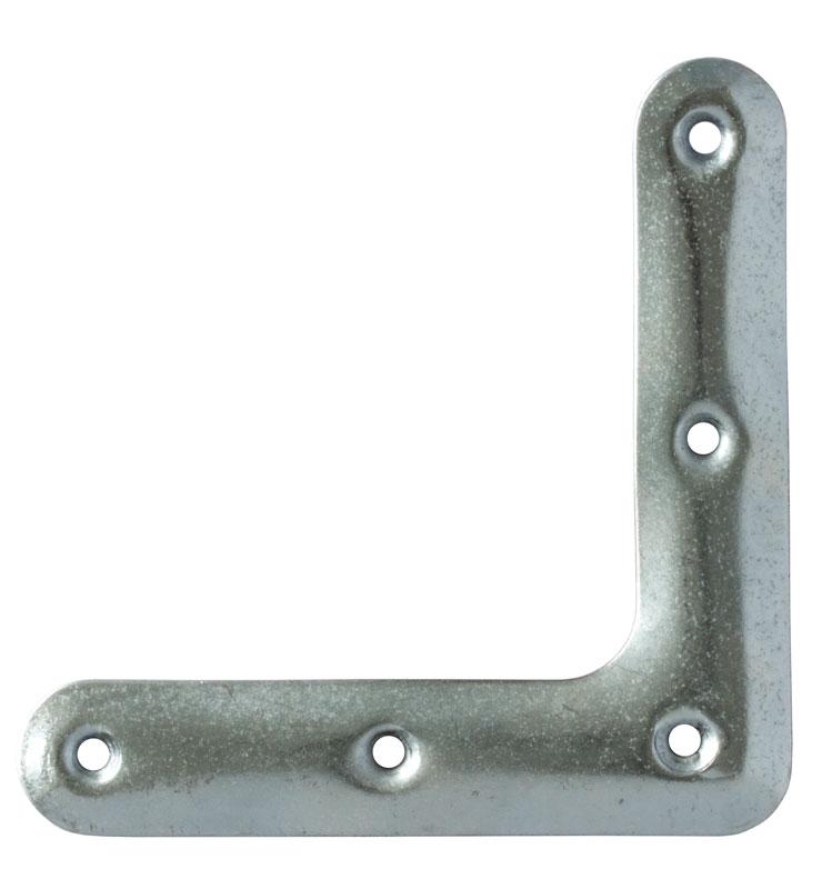Corner Iron - Zinc-plated 102 x 102 x 20 mm (4.02 x 4.02 x 0.79 in.)