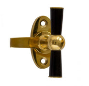 Fönstervred/Skåpvred - Torsgatan mässing/ebenholts thumbnail image