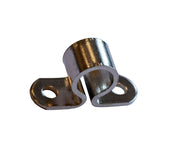 Beschlag für nach innen öffnende Treibstange – Halterung mit Schraube Nickel thumbnail image