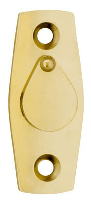 Cover plate for window handles - WIth clapper, brass thumbnail image