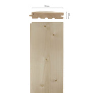Grangulv Vasastan - 26,5 x 132 mm - Massivt Tregulv thumbnail image