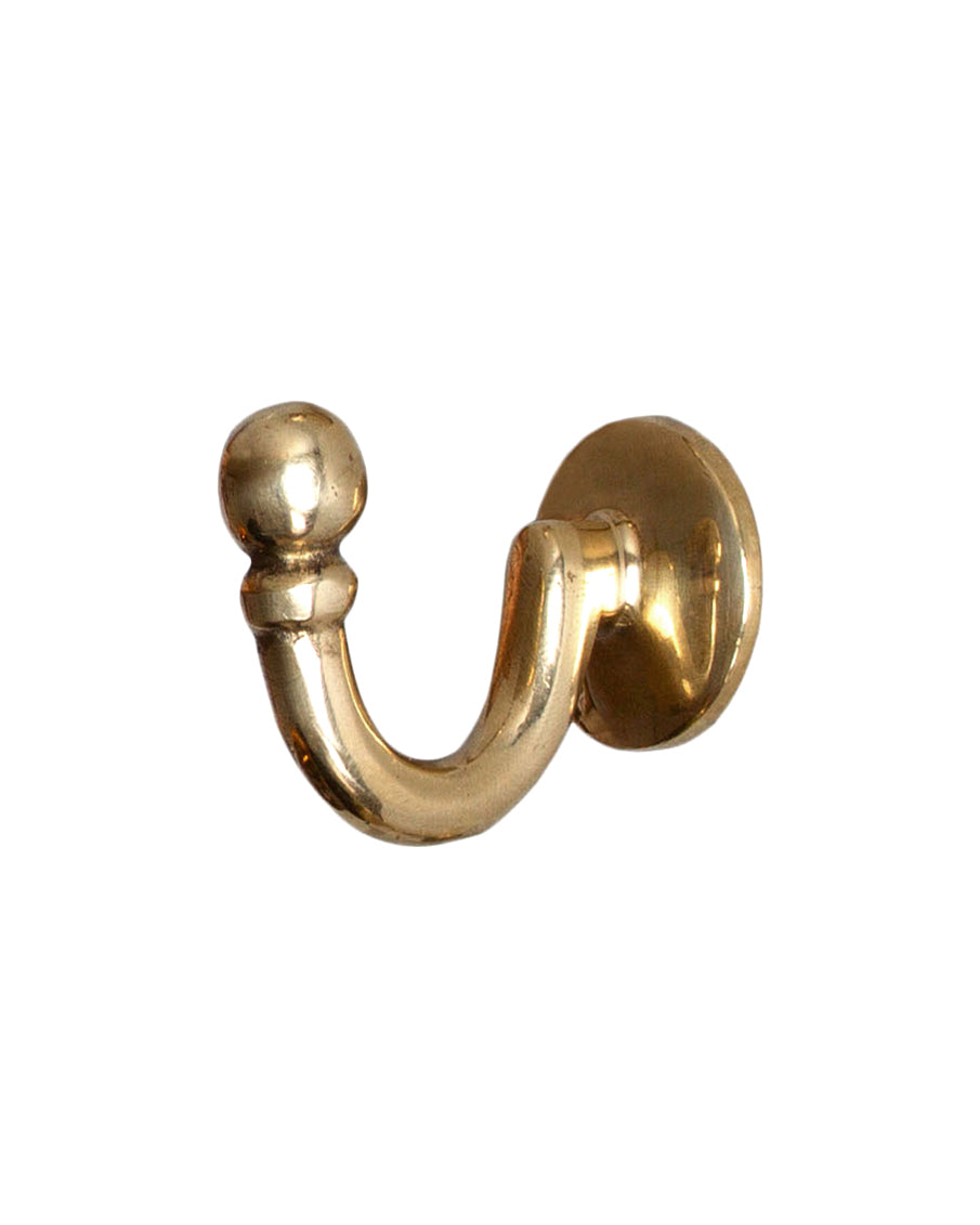 Hook - Single hook brass