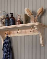 Hat rack hook - Large anchor hook brass thumbnail image