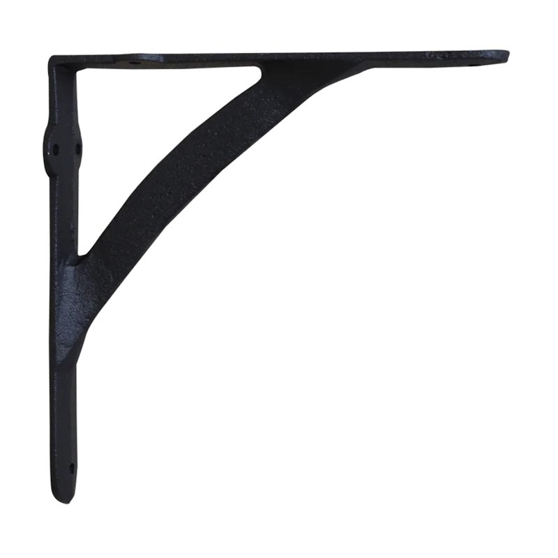 Bracket - Black Cast Iron 20 x 20 cm (7.87 x 7.87 in.)