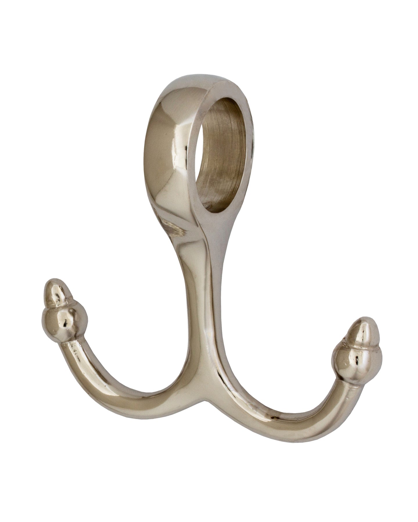 Hatrack hook for 30 mm tubes - Anchor, nickel