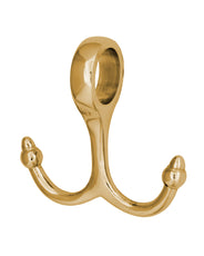 Hat rack hook for 30 mm tubes - Anchor, brass thumbnail image
