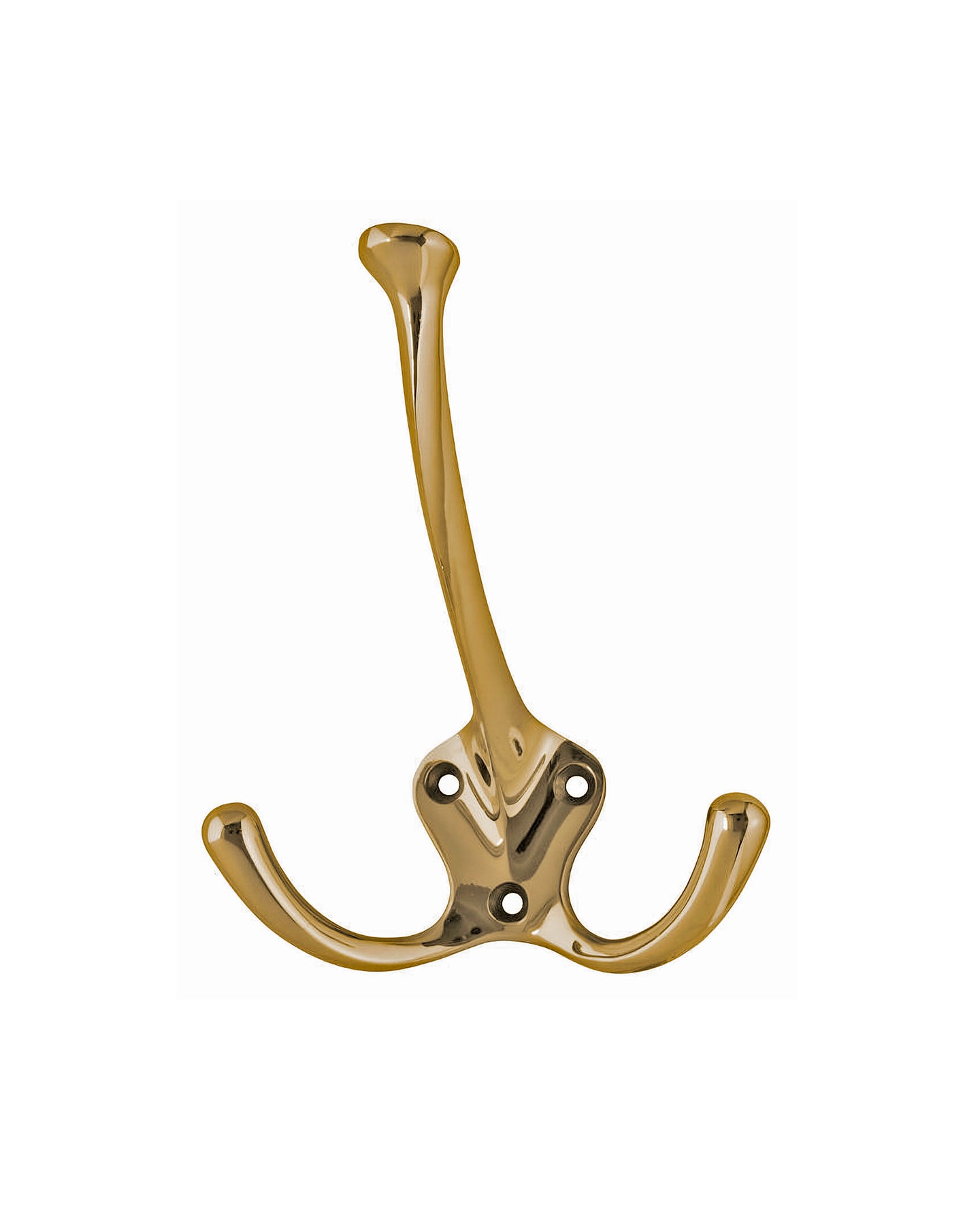 Double hat hook - Brass, Bårebo
