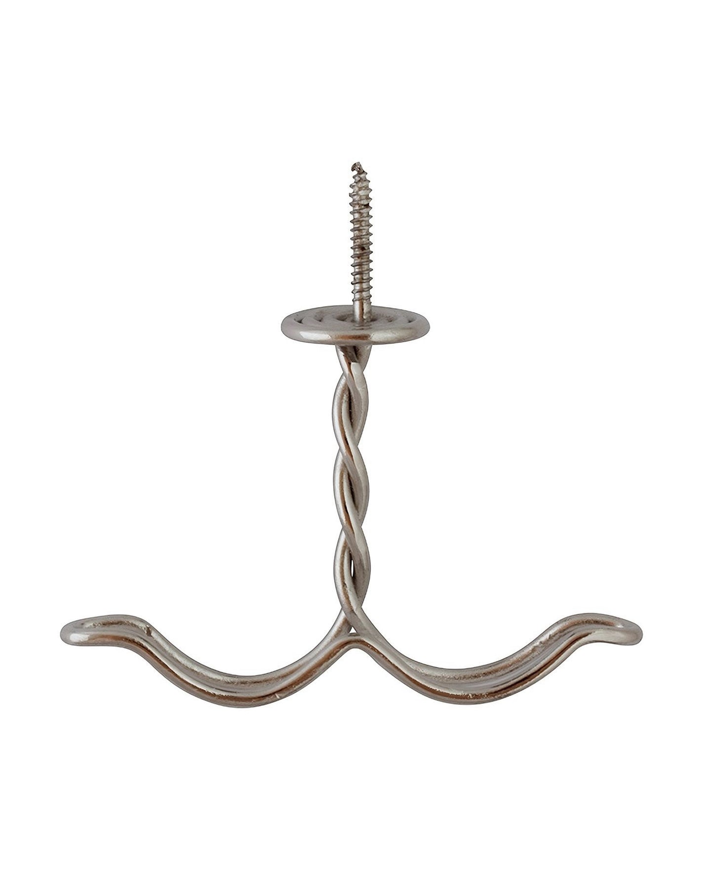 Hat rack hook - Anchor wire hook nickel