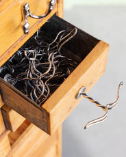 Hat rack hook - Anchor wire hook nickel thumbnail image