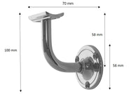 Gelænderholder - Nikkel thumbnail image