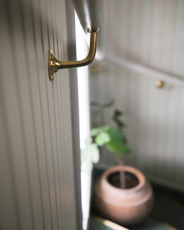 Ledstångshållare - Ledstångsbeslag II mässing image