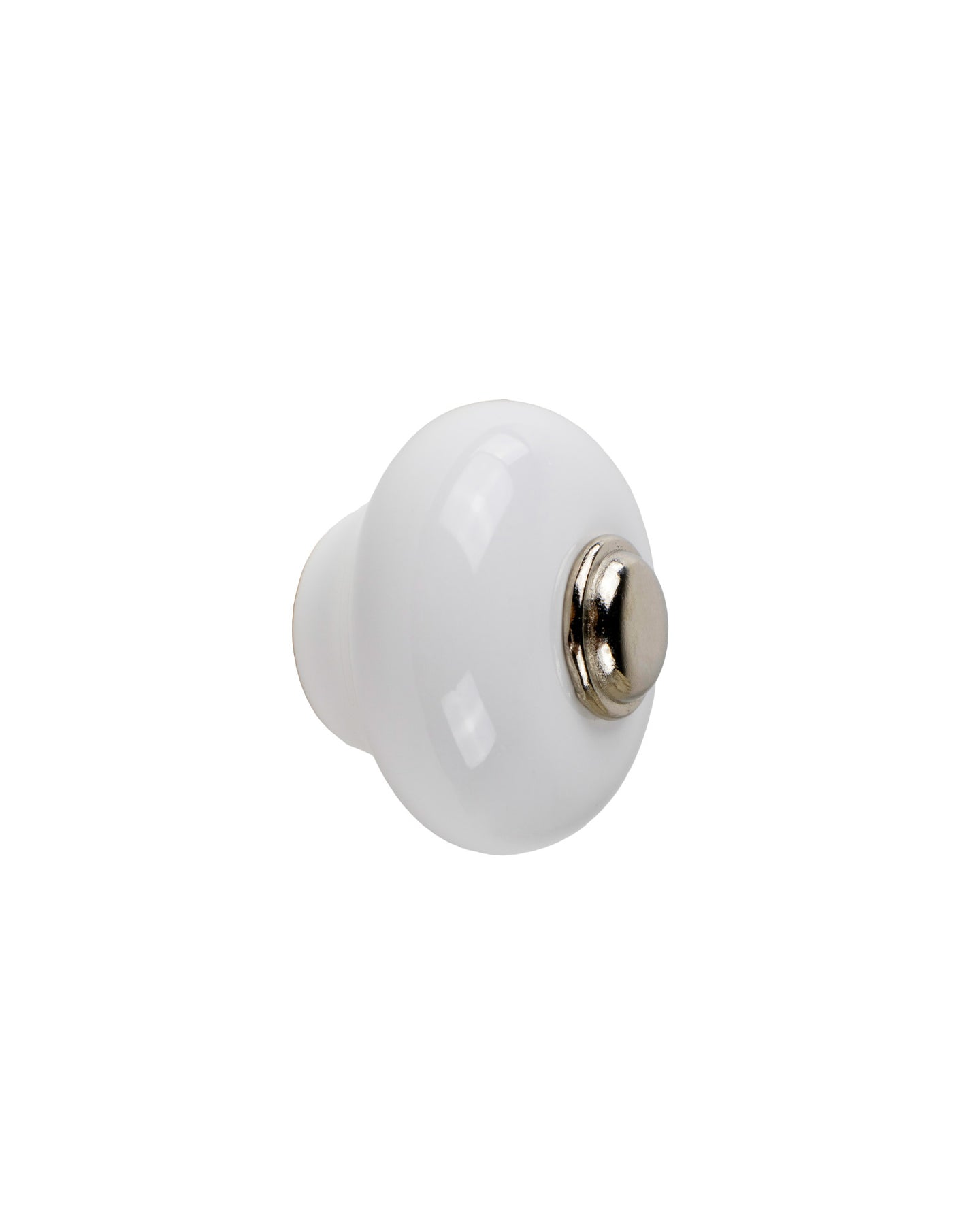 Knob - Porcelain nickel