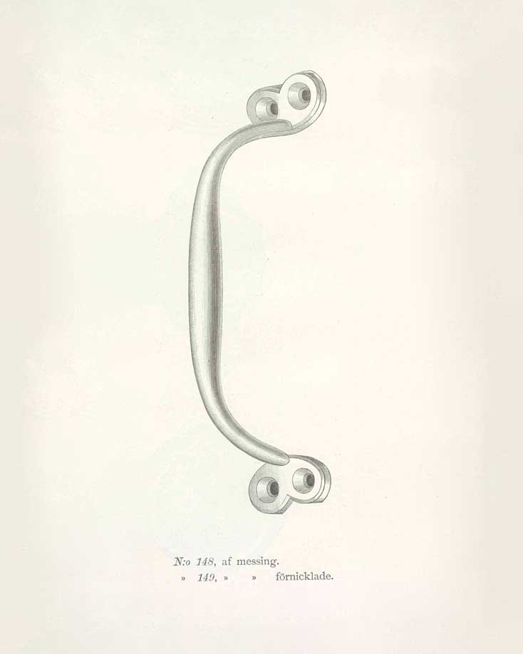 Pull Handle - Næsman 148 large, brass image