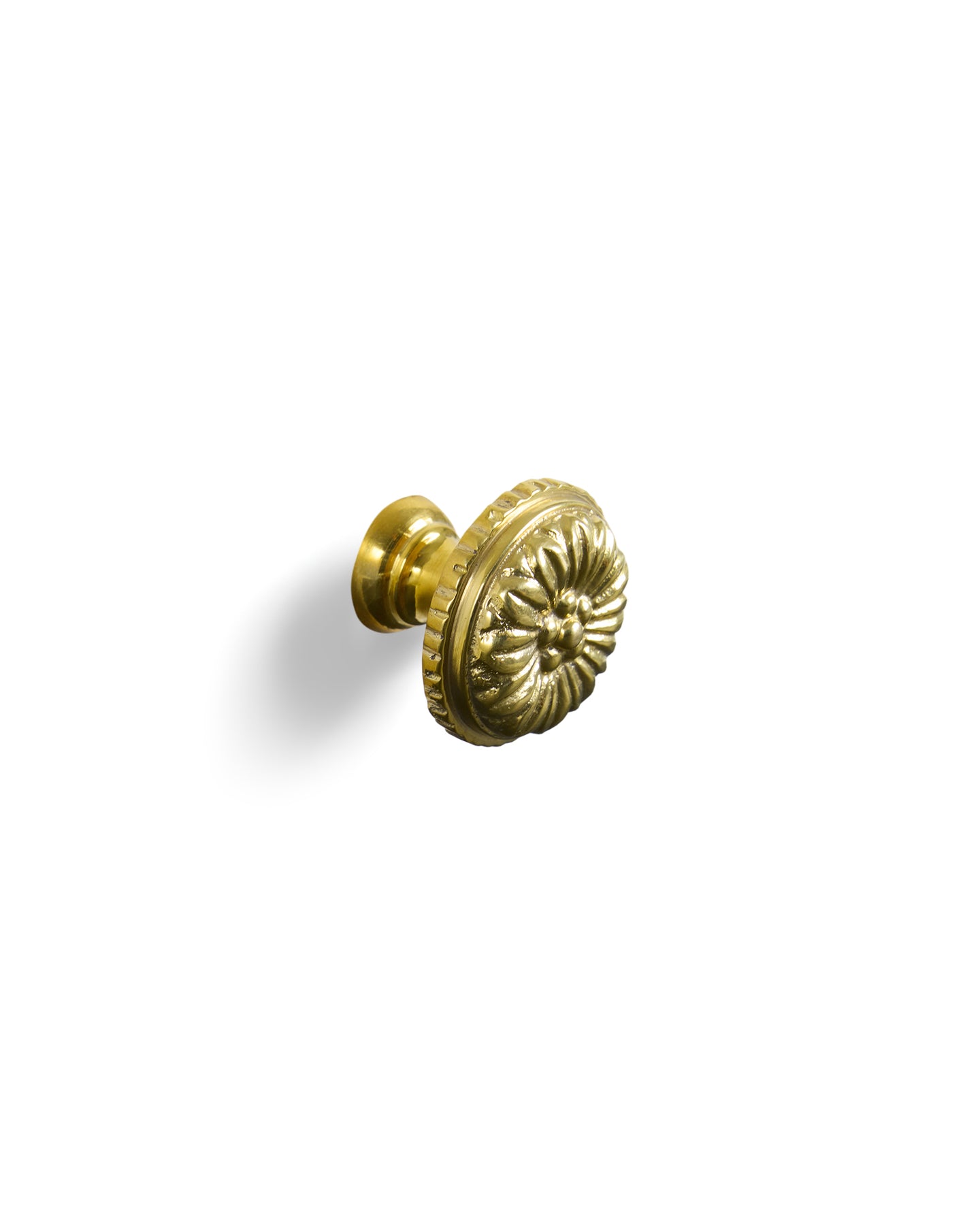 Knob - Ornamental Brass