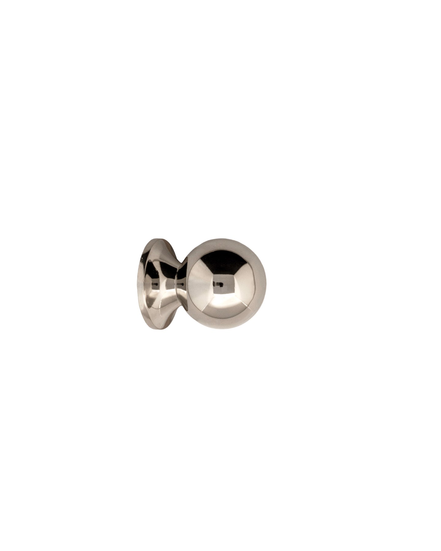 Knob - Round 18 mm (0.71 in.) nickel