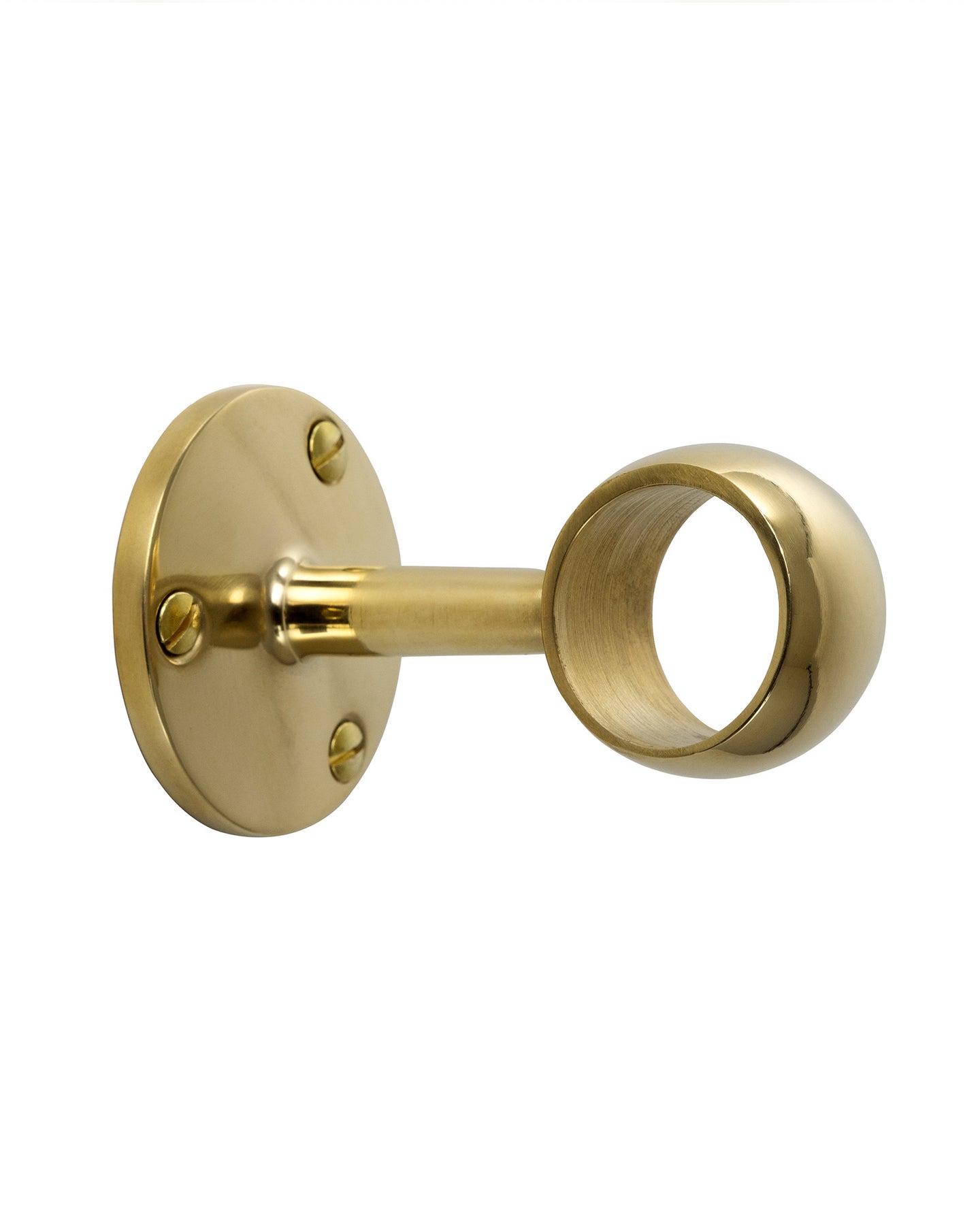 Pipe Holder Brass – Skeppsholmen, Through-Pass Pipe Bracket 25 mm