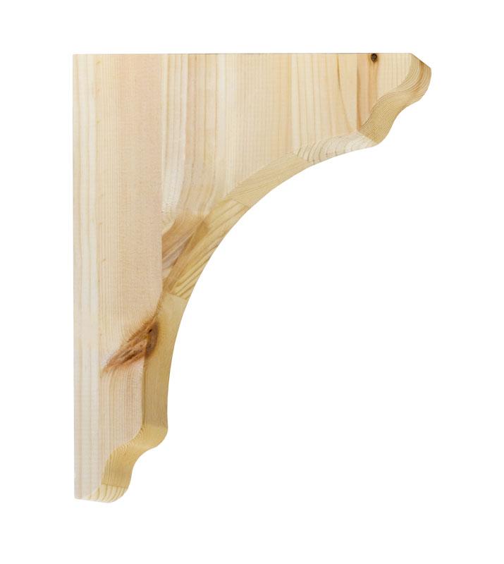 Vintage Style Shelf Bracket in Wood - Sekelskifte